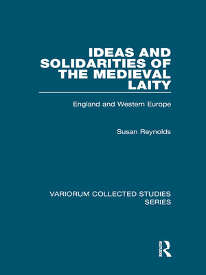 cover image of Ideas and Solidarities of the Medieval Laity